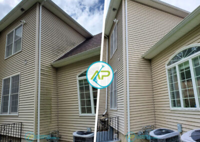 Building Exterior Cleaning Before & After – AP Cleaning & Power Washing